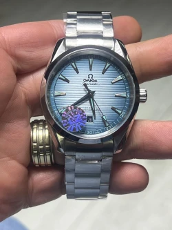 Omega Seamaster Aqua Terra with Blue Dial