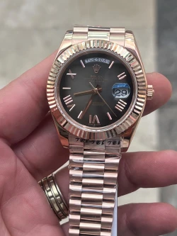 Rolex Day-Date 40 Everose Gold Slate Grey Dial