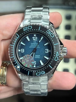 Omega Seamaster Planet Ocean 600M Blue Dial Mens Watch