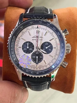 Breitling Navitimer Silver/White Dial Mens Watch