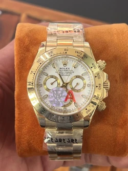 Rolex Daytona White Dial Yellow Gold