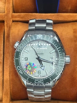 Omega Seamaster Planet Ocean 600M Silver/Light Grey Dial Mens Watch